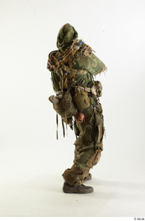 Photos John Hopkins Army Postapocalyptic Suit Poses aiming the gun…